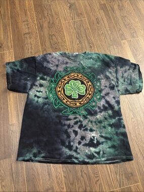 Y2K Tie Dye Celtic Tee